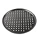 Taca pizzy 1 pc 12-calowa stalowa stalowa formy do pizzy na pizzę z tanią do pieczenia z oddychającymi otworami i zmywarką Safe Pizza Pan Deska do pizzy.