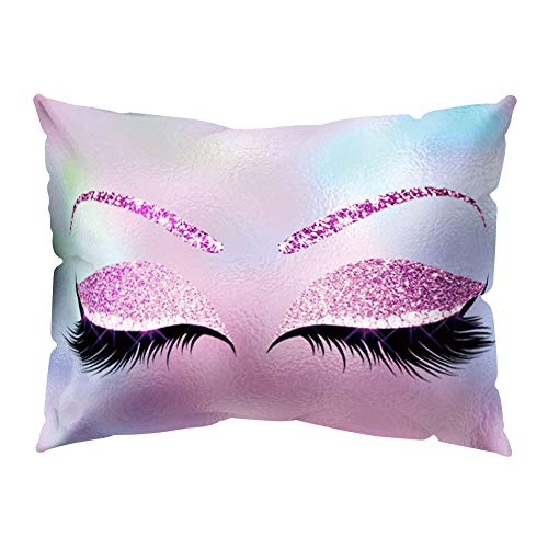 Preisvergleich Produktbild JujubeZAO Kissenbezug, Wimpern-Stil, Kissenbezug, für Sessel, Sofa, Auto, Zuhause, Büro, Dekoration für Zuhause, Mode 10
