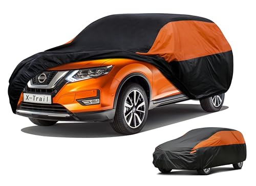 Image of GUNHYI Nissan Car Cover Custom Fit Nissan X-Trail Waterproof All Weather for Automobiles, Lightweight Full Exterior Cover Outdoor Sun UV Rain Dust Snow Wind Protection.