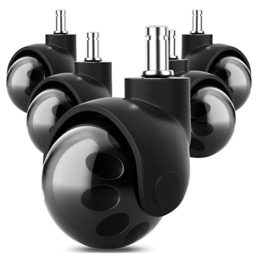 AGPTEK 2-Inch Transparent Caster Wheels