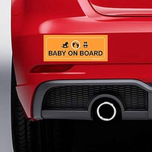 Artangle Baby On Board Quoted Car Bumper Sticker Gaphics Vinyl Decals for All Cars