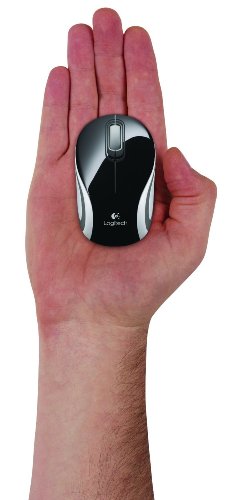 Logitech M187 Ratón Inalámbrico Portátil, 2.4 GHz con Receptor USB, Seguimiento Óptico 1000 dpi, PC/Mac/Portátil, Negro