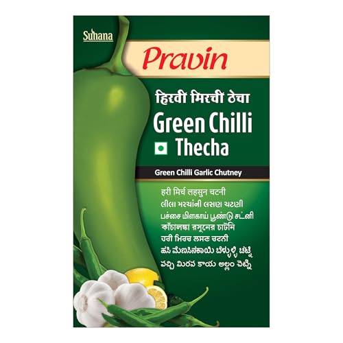 Pravin Pickles Green Chilli Thecha 100g Pouch - Pack of 8 (B08WCD42TS) Amazon Price History, Amazon Price Tracker