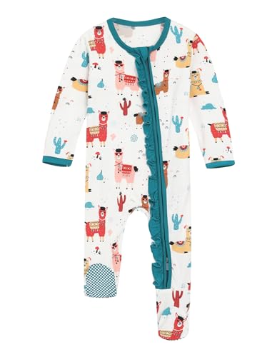 Image of BambooBud Baby Boys Girls Rompers Soft Infant Toddler Zippered Footed Romper Newborn Viscose from Bamboo Pjs