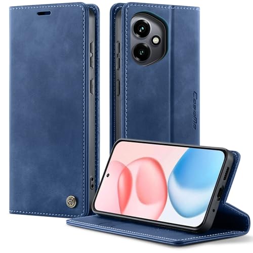 owlhold Handyhülle Honor 400 5G hülle klapphülle Premium PU Lederhülle RFID Faltbare Handytasche Schutzhülle Kartenfach Standfunktion hülle Honor 400 5G - Blau