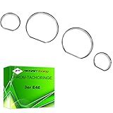 Chrom Tachoringe geeignet für BMW E46 3er 318 320 323 325 M3 Bj.97-06
