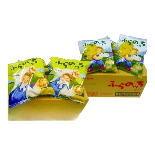 [3ヵ月に1回お届け]JAふらの ポテトチップス [ふらのっち]のり塩&ガーリック各12袋 計24袋