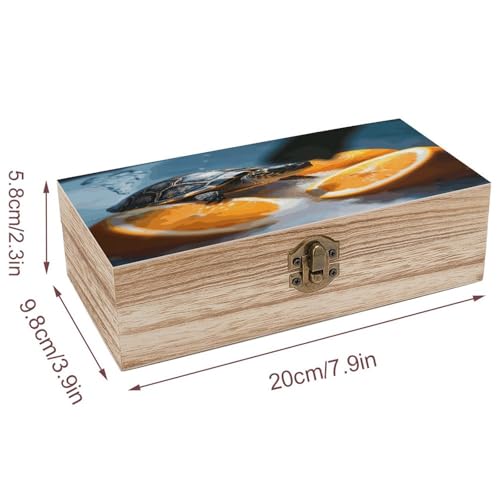 Boîte en bois rétro décoration originale pour un cadeau mémorable