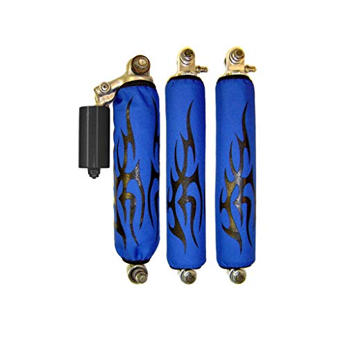 VPS Shock Cover Compatible With Yamaha raptor 700 Black Tribal Blue Shock Cover