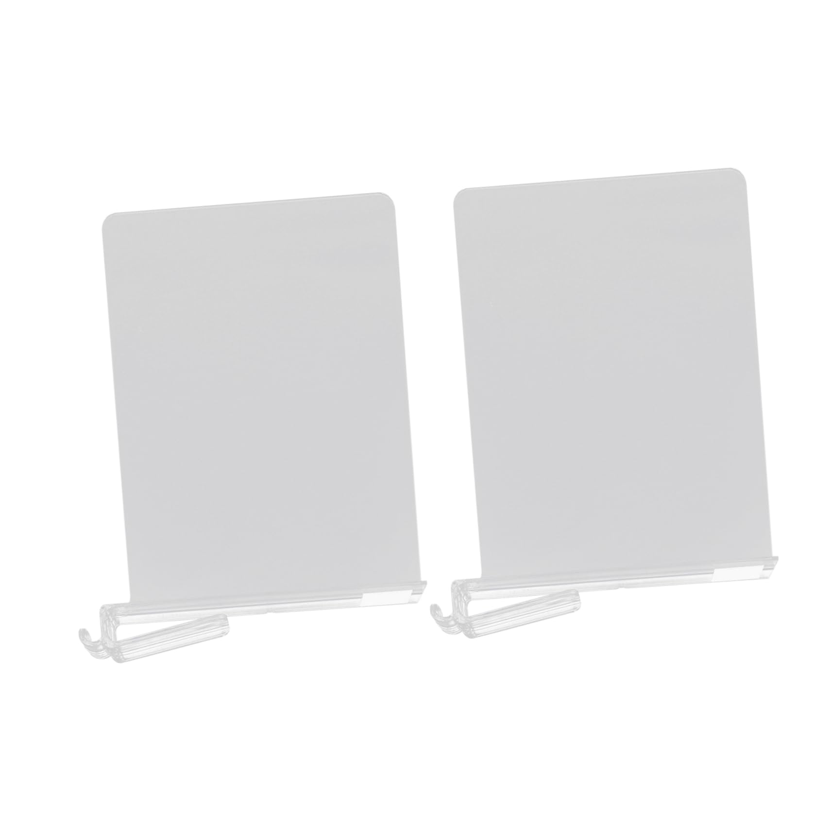 Mipcase 2 Separadores Transparentes para Armario y Estantes, ABS, sin Clavos, para Ordenar Ropa y Maximizar Espacio en Casa U Oficina