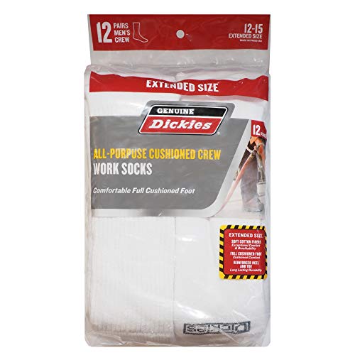 Chaussettes tube de travail anti frottements homme grande taille 46-49 blanc