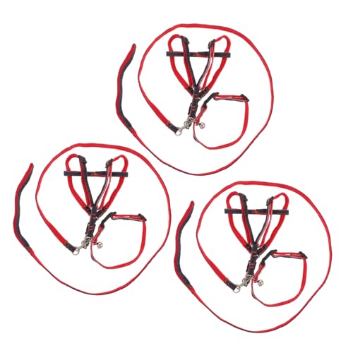 Yardwe Alloy Buckle Dog Lifting Harness Pet Hauling Cable Cat Harness String for Pets