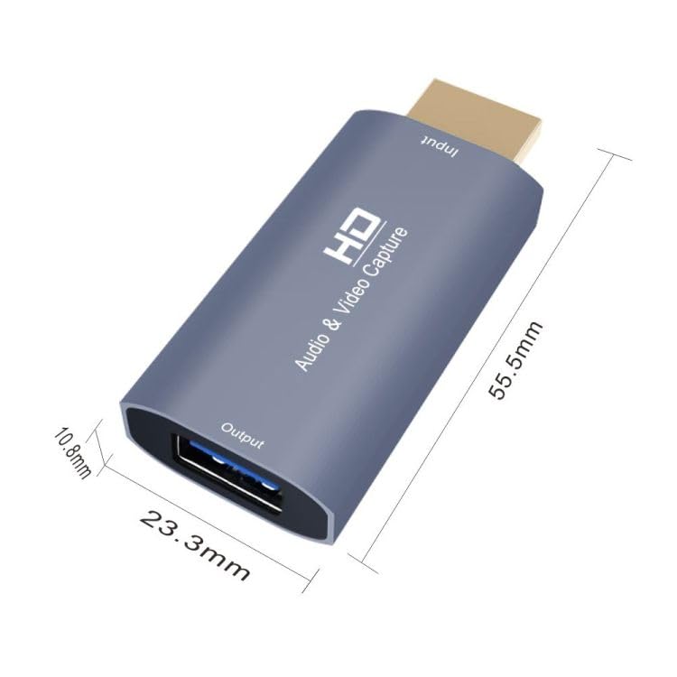 Image of FORIDA 4K HDMI to USB 2.0 Video /Game Capture Card Device, 1080P 30FPS Audio Video Recorder for Streaming, Gaming, Live Broadcast, Teaching, Compatible with Nintendo Switch, PS3 /PS4, Xbox One