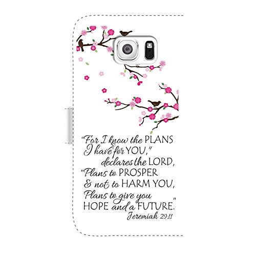 Customized Pu Leather Durable Bible Verses Christian Quotes Samsung Galaxy S7 Wallet Case #TOP1