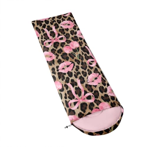 Erosebridal Sleeping Bag para niños con moño, estilo portátil para camping, senderismo y viajes al aire libre miniatura 4