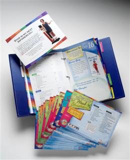 RICHARD SIMMONS SLIMAWAY EVERYDAY FOODMOVER JOURNAL BINDER **BRAND NEW** BONUS: 12 FREE RECIPE CARDS WITH PURCHASE!!