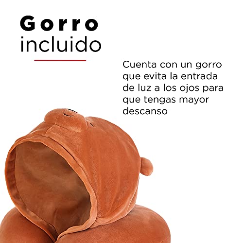 Almofada Pescoço - Pillow do personagem Pardo - Urso sem curso - We Bare Bears. Acompanha um lindo c