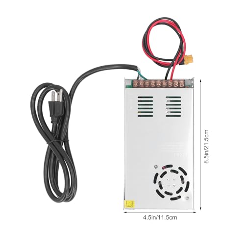 AC to DC Converter 110V to 12V Converter Aluminum Alloy Shell Power Supply for PCP Air Compressor US Plug2