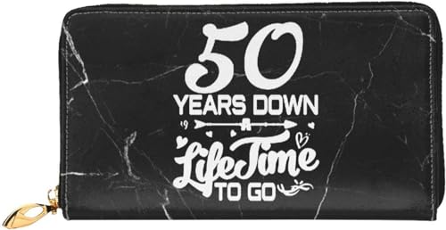 50th Wedding Anniversary Wallet Card Bag