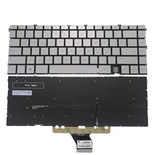 Clavier rétroéclairé argent d'une grande précision pour HP Envy 13