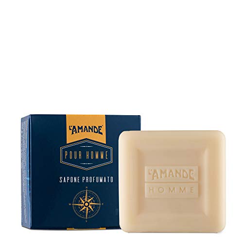 L'Amande - Jabón perfumado para hombre, en caja de regalo, 150...