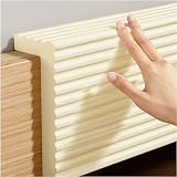 QUSYZD Paraspigoli da Parete Paraspigoli da Parete per parcheggi, Angoli di tavoli, officine, davanzali, Imbottitura in Schiuma di Protezione, Protezioni angolari Spesse 1 cm PE,Beige-2m-2pcs