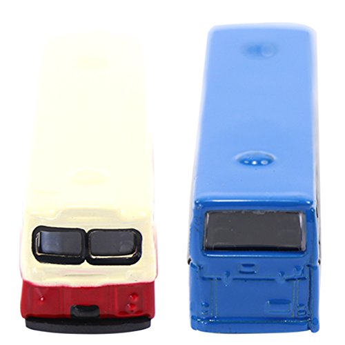 Evemodel BS150 6Pcs Diecast Model Buses Car 1:160 N Scale Streetscape Layout Railway Scenery Diy Train Layout Model Accessories thumb #5