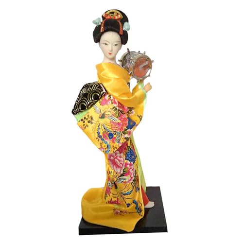 #N/A/a Muñecas Geisha japonesas étnicas, muñeca asiática Geisha, estatuilla de señora para decoración de Mesa, Estilo G