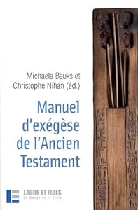 Book's Cover of Manuel d'exégèse de l'Ancien Testament