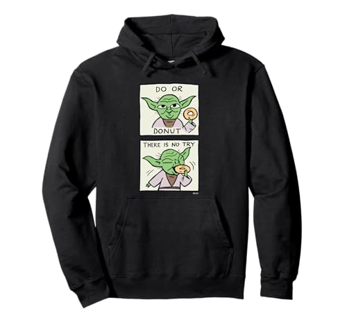 Hoodie Star Wars Yoda Do or Donut pull confortable et rigolo