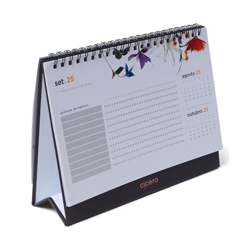 Calendario De Mesa 20X15 Ciceros 2025 Ateliê, Cicero