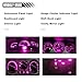 10PCS T10 194 168 Car Dash Instrument LED Light Bulbs with Twist Lock Socket, Bright Panel Gauge Cluster Dashboard Light Bulbs, Car Interior Replacement Bulbs for Map Dome Lights (Pink&Purple)