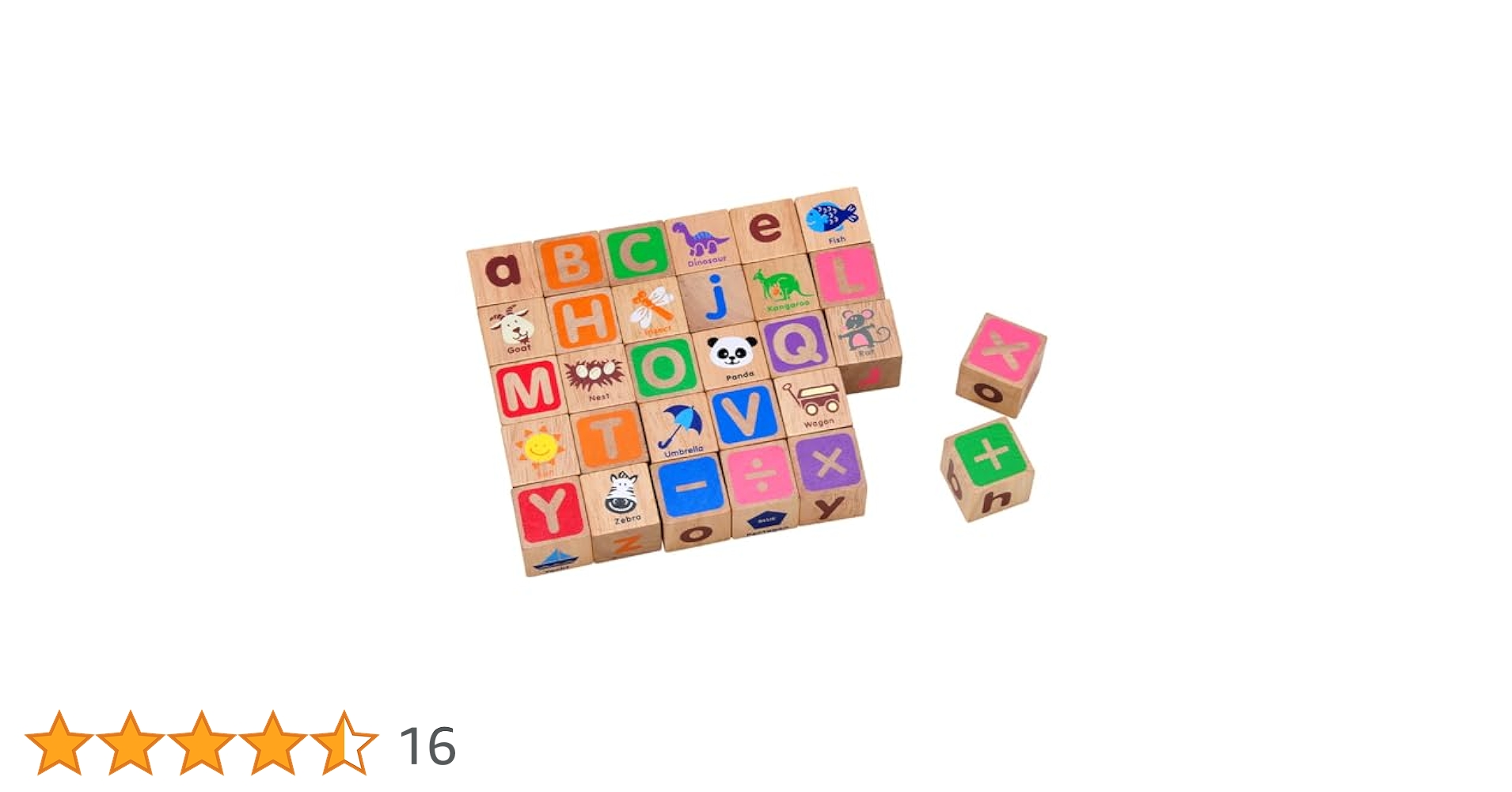【新品未開封】ABCブロックス　木のおもちゃ 新品未開封】ABCブロックス 木のおもちゃ 数字ブロックの木の