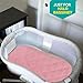 Bassinet Mattress Cover Compatible with Halo Bassinest Swivel Sleeper Bassinet Mattress Pad, 2 Pack, Microfiber, Waterproof and Soft, Pink