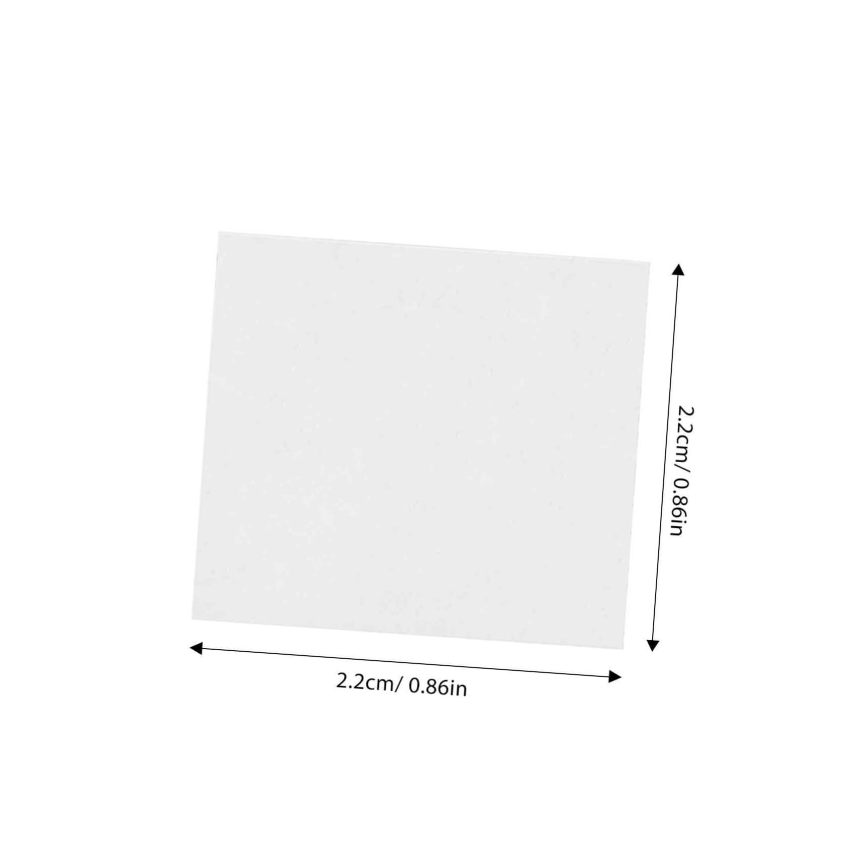 LIFKOME 100pcs Disposable Glass Slides for Boys and Girls Lab Science Microscope Slides Urine Test Sample 22mm