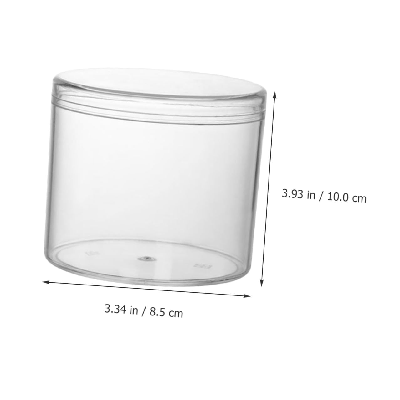 DOITOOL Runde Kunststoff Vorratsgläser 400ml mit Aluminiumdeckel 15 Stück zur Einfachen Organisation Wiederverwendbare Küchenbehälter in Speisekammer
