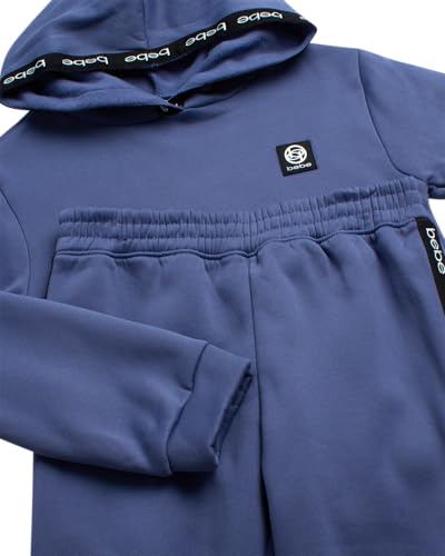 Sweat à capuche fille résistant au froid avec jogging en coton - 3