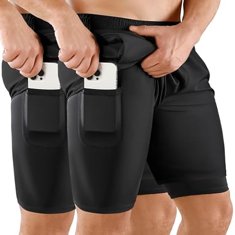 Niksa 2 in 1 Gym Shorts with Pockets Cover