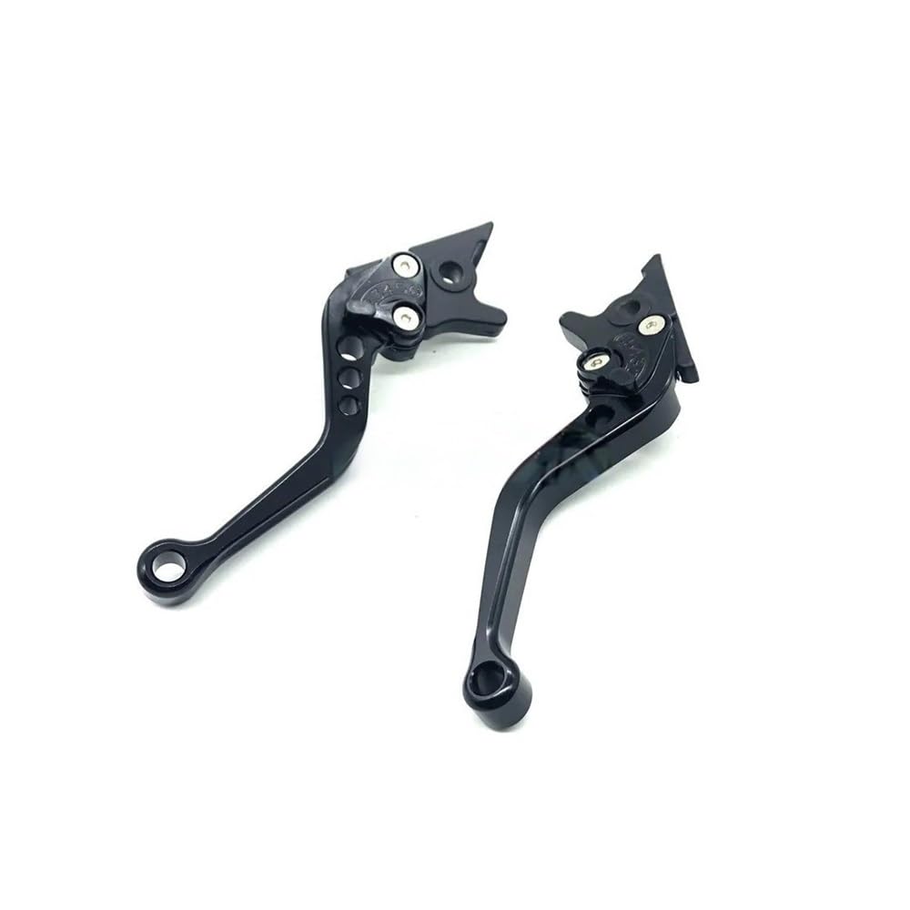 Mlioju Black Motorcycle Clutch Lever 1 Pair Motorcycle Clutch Brake Handle Levers, Universal Brake Lever Handle Double Disc For Gy6 Xmax 400