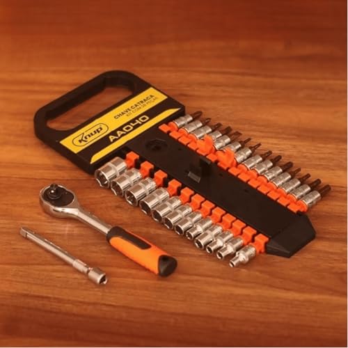 Conjunto Chaves Canhao Catraca 28 Peças Profissional