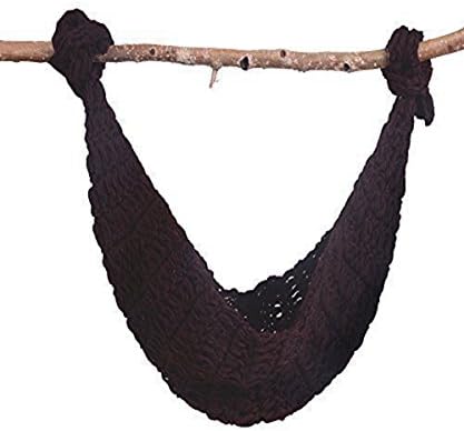UOMNY Baby Newborn Photography Props Hammock Handmade Crochet Knitted Unisex Baby Cap Outfit Photo Prop (Brown)