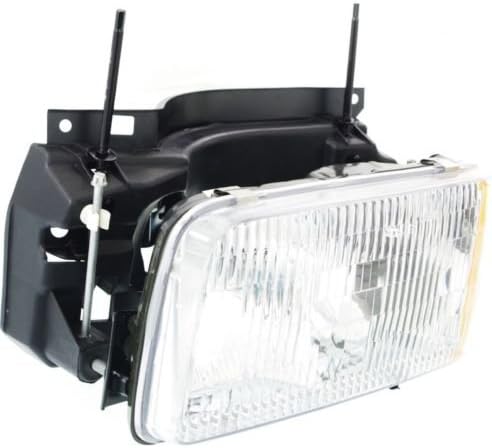 Headlight Headlamp Assembly Composite Clear Lens with Corner Light Driver Left Side For GMC Jimmy 1995 1996 1997 - GM2502133