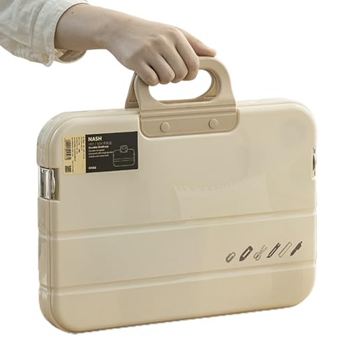 Organizador de archivos A4 portafolios impermeable con cerradura de seguridad para oficina y hogar