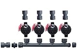 Hunter PGV100-JT-MM Dura Manifold Valve Kit Without Flow Control - Slip PGV100JTMM (4 Zone)