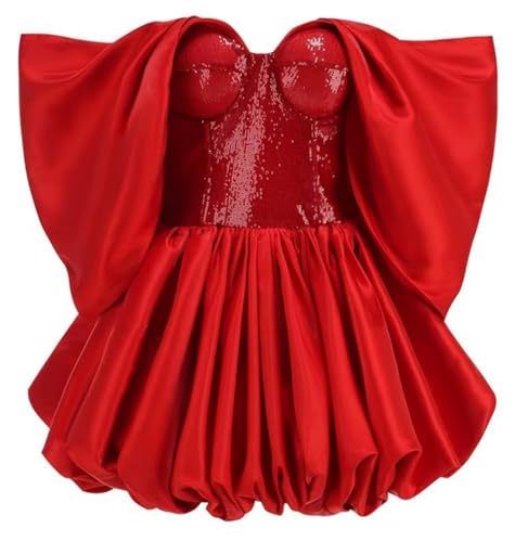 Off Shoulder Short Mini Dress Sequin Cocktail Party Gown Dress Sparkly Homecoming Dresses