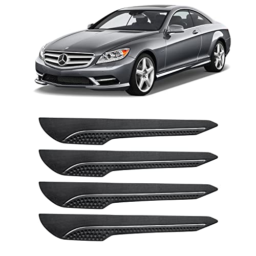 Image of AOSIS-Car Bumper Protector /Bumper Guard for MercedesBenz CL-Class with Single Chrome Stripe (4-Pcs)