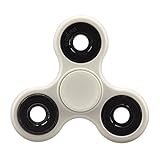 Hand Spinner Tri-Spinner Fidget Spinner Toy Stress Reducer - Perfect For Add, Adhd, Anxiety, and Autism Adult Children White