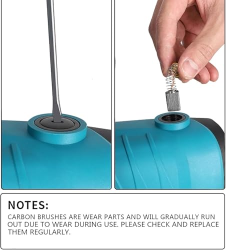 Akku Farbmörtelrührer Kompatibel mit Ma-kita 18-21V Akku, Brushless Farb-Mörtelrührer mit 6 Geschwindigkeiten, smischer zum Mischen von Gips, Mörtel (ohne Akku)