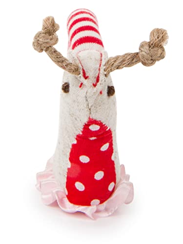Petlinks Crinkle Cruiser Snail Catnip Cat Toy - White/Red, One Size #TOP2