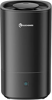 Elechomes ES5003 5L Top Filling Cool Mist Humidifier for Bedroom, Baby Room, Whisper-Quiet, Adjustable 360° Nozzle, Automatic Shut-Off